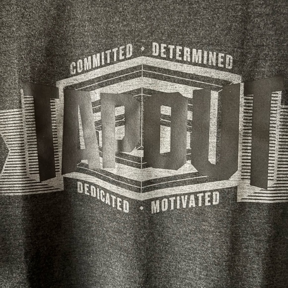 NWOT Officially licensed Tapout T-Shirt size XL. Short sleeve. Gray and black. - Picture 4 of 10